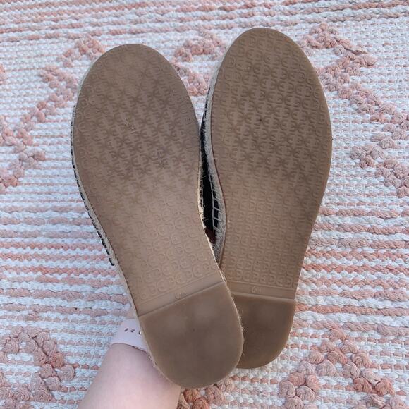 Black Sam Edelman Andy Espadrille Slide Sandals 6.5 - Picture 4 of 7